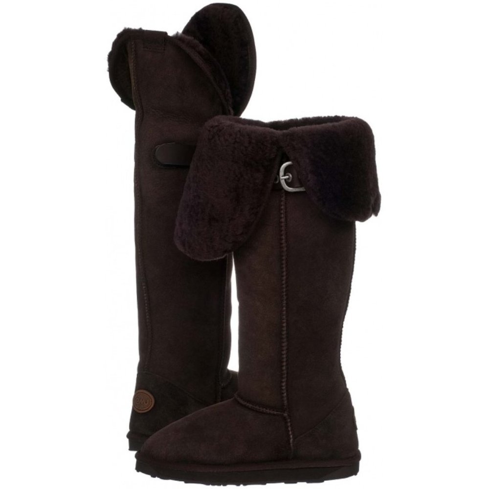 EMU Australia Illoura over-the-knee boots - Chocolate - Size 8
